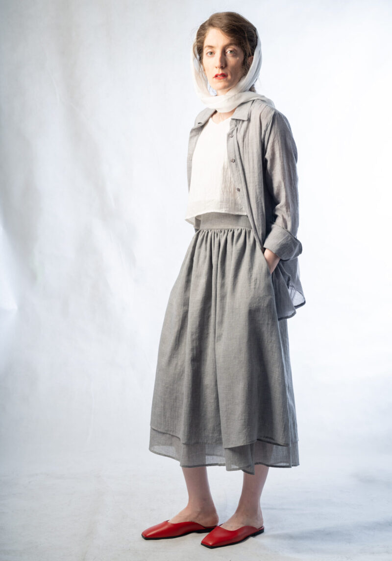 شومیز زنانه MIRA - XL, DELANO GRAY