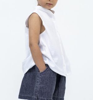 شلوارک جین کودک PATRICK - BLUE BLACK, 7سال